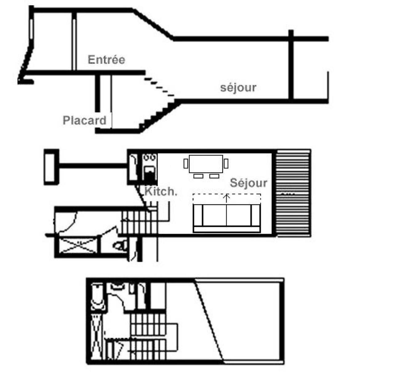 Residence Danchet - Studio Agreable - Depart Et Retour Ski Aux Pieds - Balcon Mae-1334 Saint-Martin-de-Belleville Exterior foto